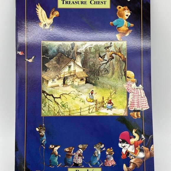 Vintage Tormont The Great Fairy Tales Treasure Chest 5 Children’s Jumbo Book Set - Picture 7 of 8